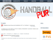 Tablet Screenshot of hc-fischbach.de